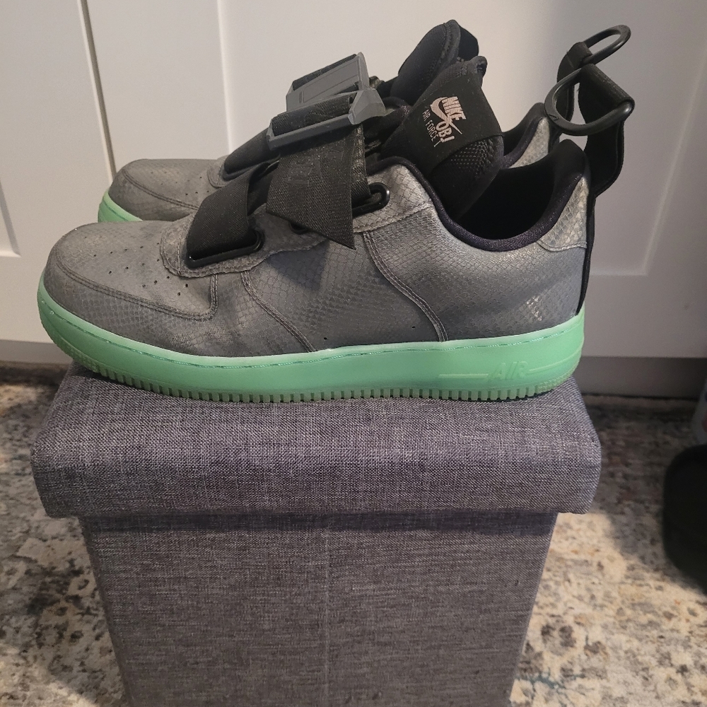 Nike Air Force 1 Utility Odell Beckham Jr, men size 11, cool grey